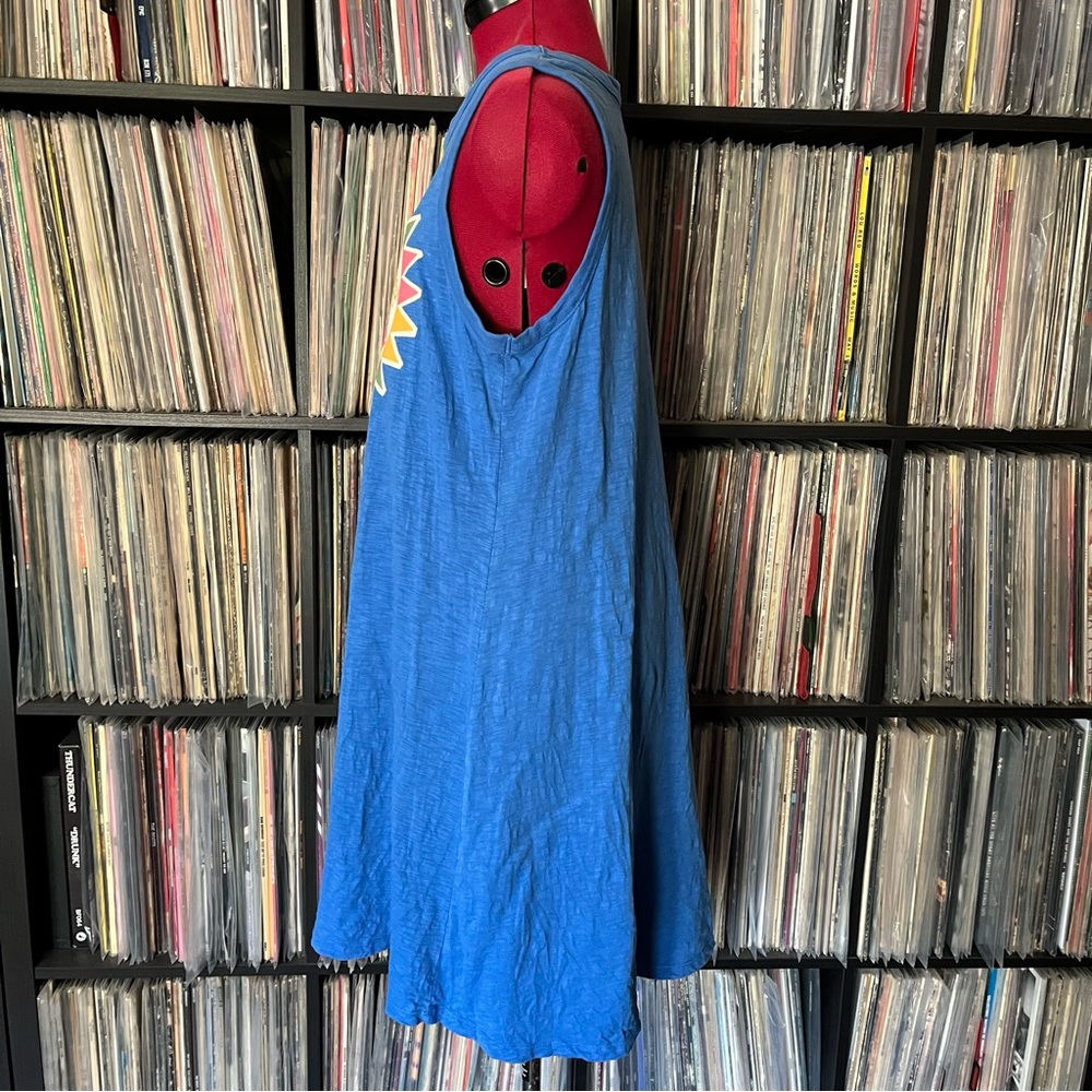 Grateful quilt block cotton tank tshirt dress dead company sphere festival 🩷⚡️🩵 - Picture 5 of 11
